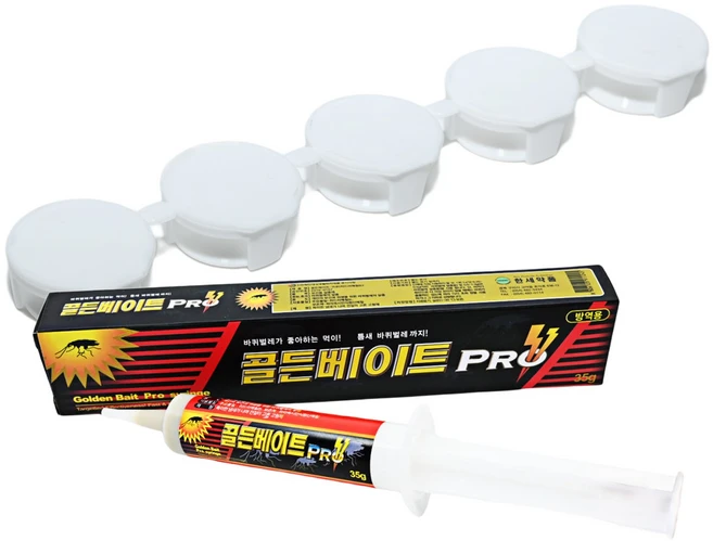 바퀴벌레약 골든베이트프로 35g 해충퇴치 겔형 바퀴퇴치제 /주사기, 1개 - 쿠팡