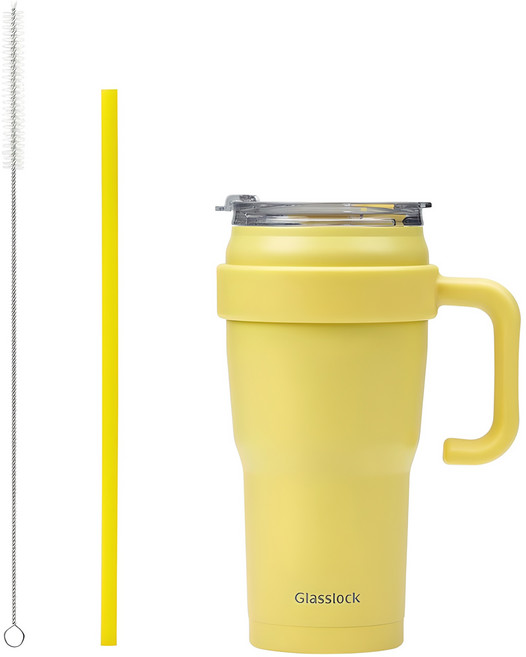 글라스락 허니보틀 텀블러, 스프링 옐로우, 670ml, 1개