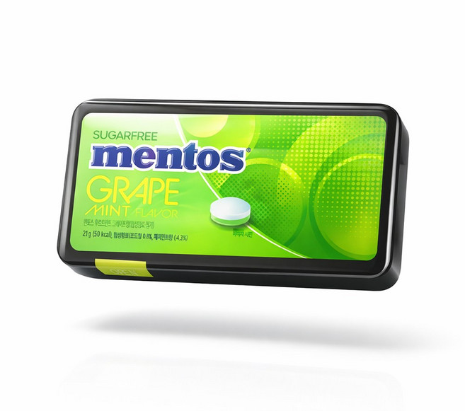 멘토스 후르트민트 그레이프향, 21g, 24개