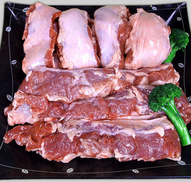 [으뜸한돈] 국내산 냉장 한돈 칼집 통갈매기살 500g (구이용), 1팩