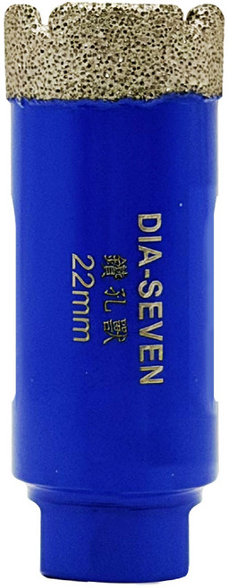 DIA-SEVEN 鑽石鑽孔鑽頭 M10 砂輪機適用 22mm, 1個