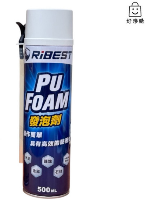 RIBEST PU發泡填縫劑 500ml, 1個