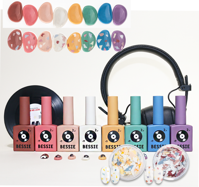 베씨 젤네일 올드팝 8종세트 8+2 가을트렌드, 1세트, 11ml