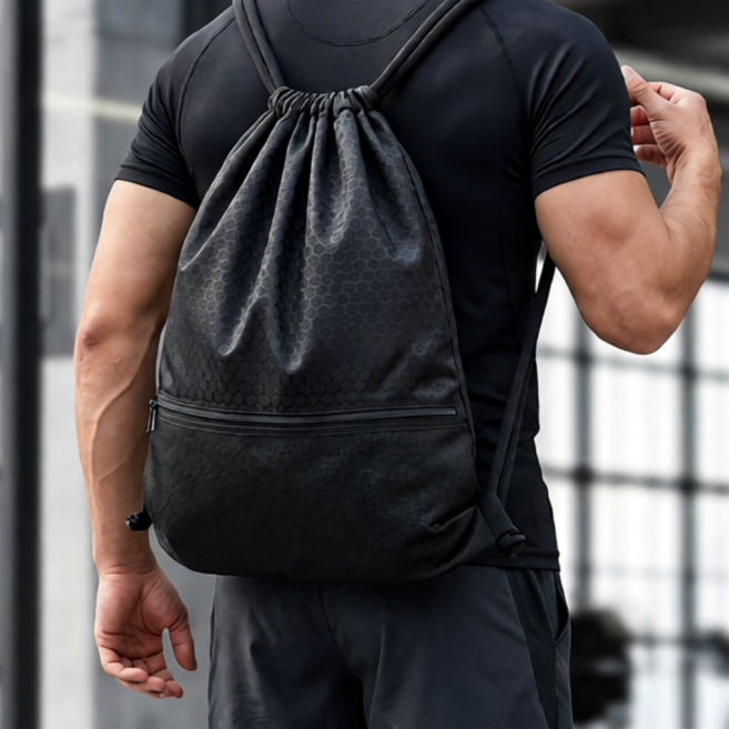 스마일리 헬스 스포츠 신발 보조 가방 백팩 다용도 짐색