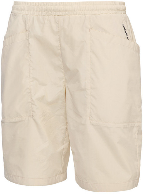 험머 여성 시그니처 로고 아웃포켓 쿨링 우븐 반바지 아이보리