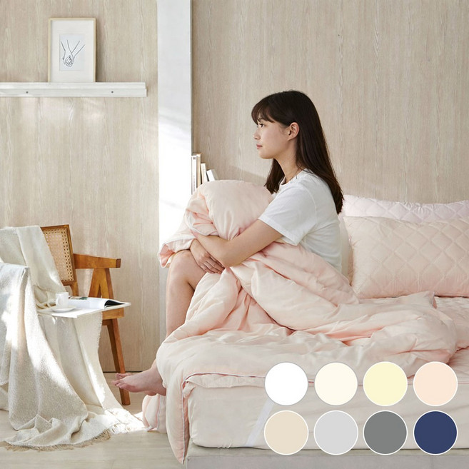 데시뉴 뉴노멀 항균 다운필 간절기 사계절 차렵이불 세트