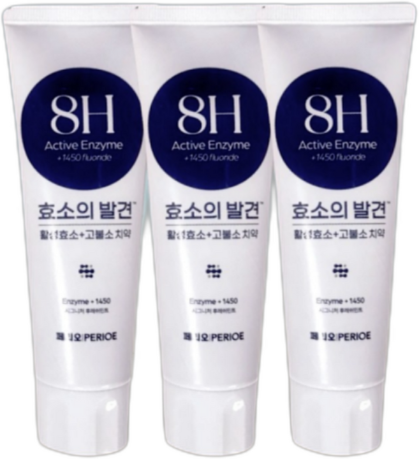 페리오 효소의발견 치약 고불소 시그니처민트, 3개, 100g