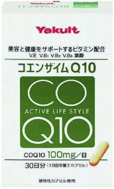Yakult 養樂多 輔酶Q10膠囊, 1盒, 60顆