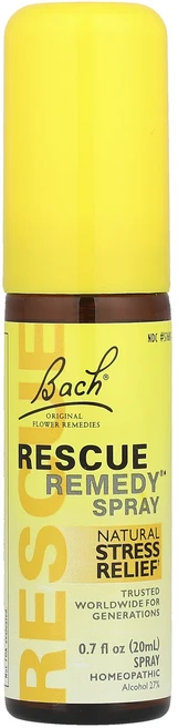 헁복하고 건강하세요 Bach 오리지널 꽃 요법 Rescue Remedy 스프레이 천연 스트레스 완화제 20ml(0.7fl oz) 늘 챙기셔야합니다, Bach오리지널꽃요법RescueRemedy스프레이천연스, 1개, 20ml - 쿠팡