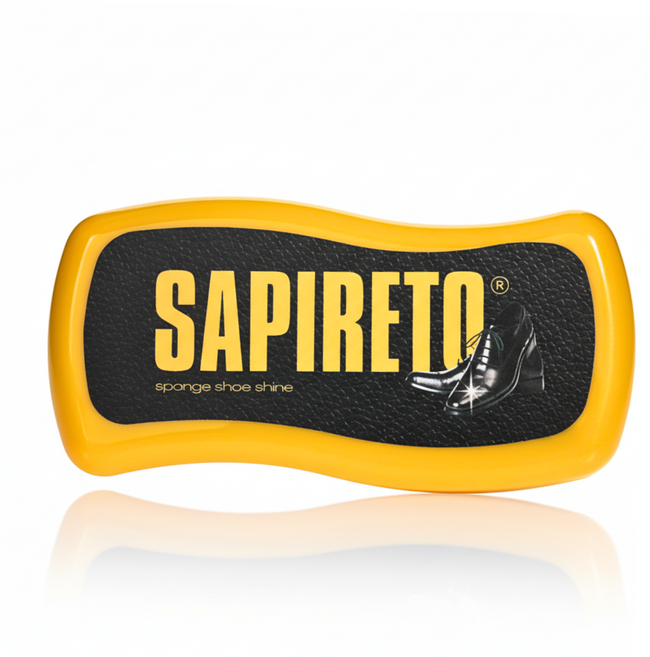 구두닦이 광택 스폰지 구두약 가죽신발클리너 사피레토, 1개, 무색