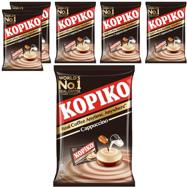 코피코 카푸치노 캔디, 800g, 6개