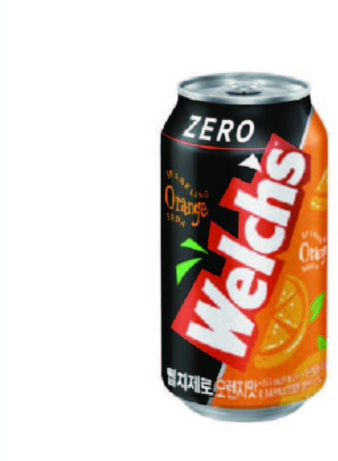 웰치스 제로 오렌지맛, 355ml, 6개