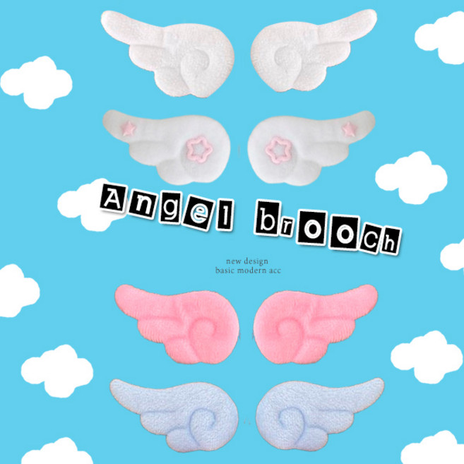 요즘대세 인싸템 4color / 신꾸가꾸엔젤윙브로치1쌍+1쌍