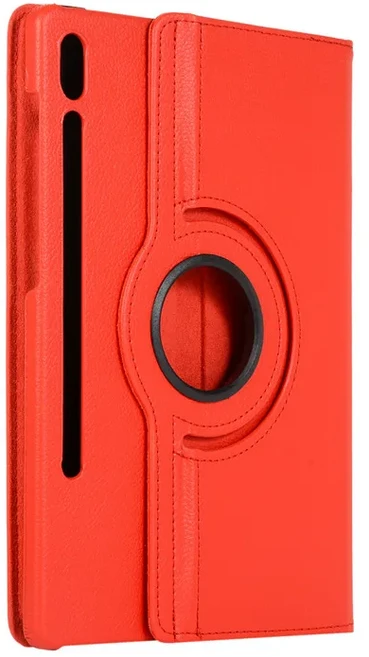 삼성 갤럭시 탭 S9 울트라 플러스 FE 용 태블릿 케이스 360도 회전 플립 스탠드 커버, 06 Galaxy Tab S9 Ultra, 05 Red