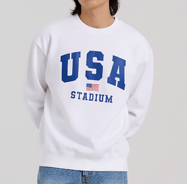 에잇스타디움 USA 스테이트 프리미엄 맨투맨