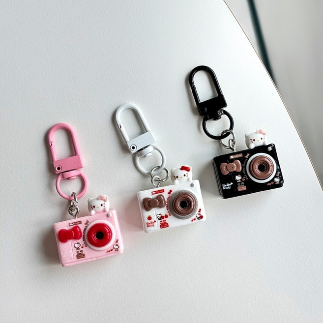 (3종 세트)고양이 카메라 3종 키링