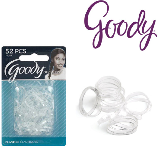 구디 클리어 라텍스 머리끈 52P 71289