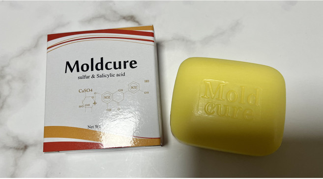 Moldcure 몰드큐어 유황비누 100g 피부과 비누 세안제 마스크팩1장 증정