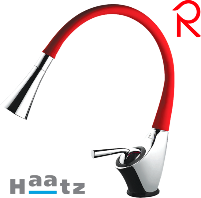 로얄 하츠 RKSP20-RH RKSP20-R 주방 싱크 수전 씽크대 거위목 수도꼭지 교체, [ROYAL&Haatz] RED 빨강, 1개