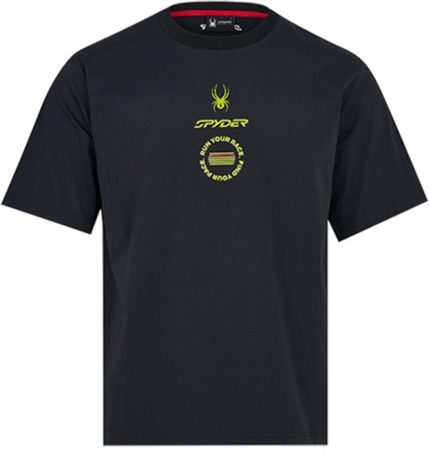 스파이더 남성 에어리 피스테 립스탑 반팔 FM1SPKMCNRS312M-BLK