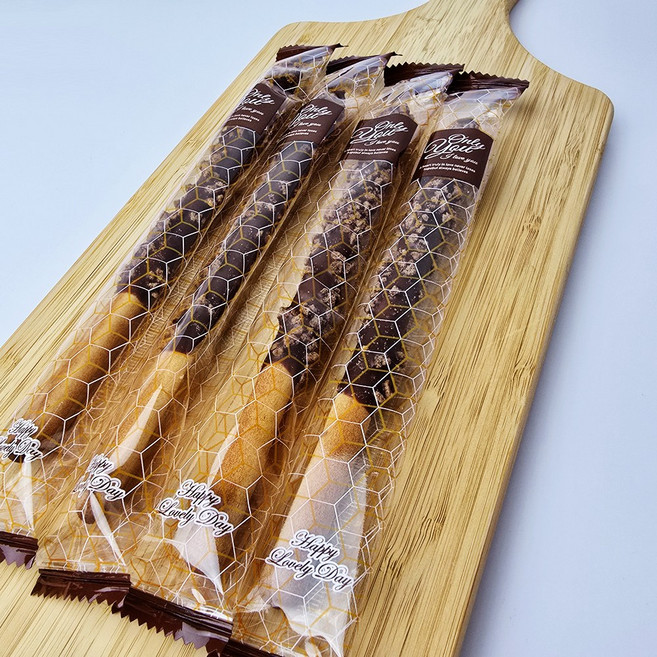 크런키 롱 초코스틱 벌크 대형 한박스 막대스틱 초코과자 내맘대로 DIY 포장, 10개, 13g