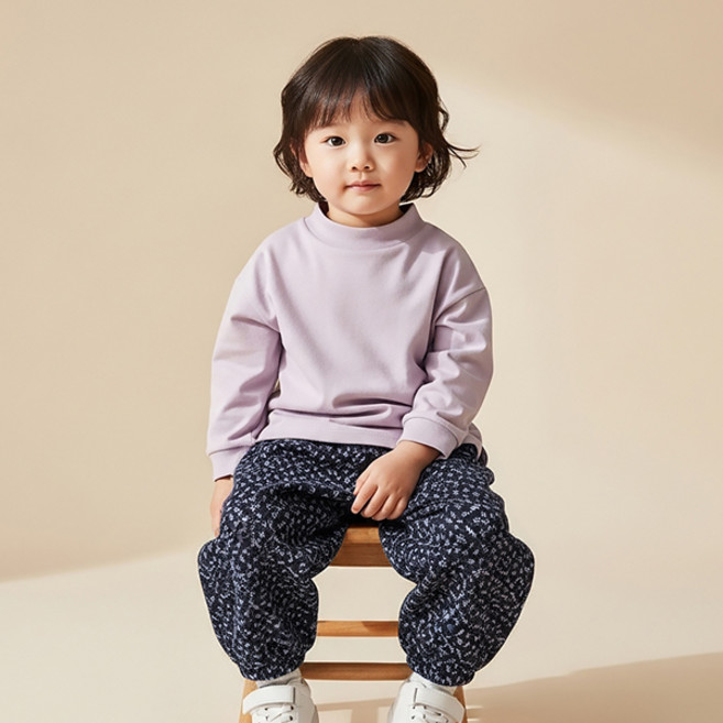 몽실이 퍼안감 코듀로이 배기팬츠 아동 조거 방한 골덴 조거팬츠