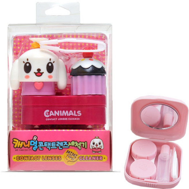 캐니멀 렌즈세척기 오즈 미미 귀여운 렌즈세척기, 1개