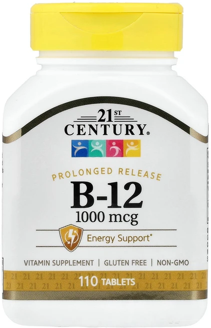 21st Century 21세기 센트리 B-12 1 000 mcg 110 태블릿 영양제 건강보조식품, 21st Century 21세기 센트리 B-12 1,0, 1개, 110정 - 쿠팡