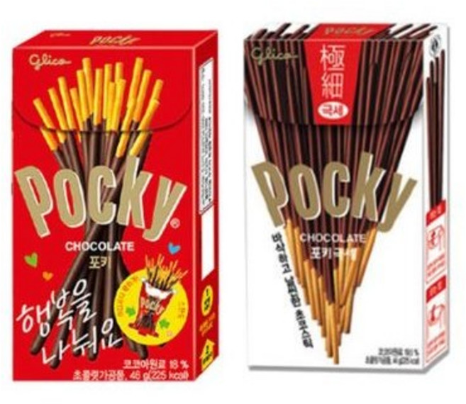 해태 포키 오리지날 46g 10개 + 포키 극세 44g 10개, 1세트