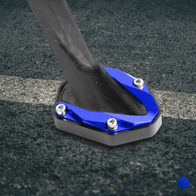 24년-26년 존테스 350D 튜닝 MOXI 사이드스탠드클립 말발굽 확장패드 발판, 파랑, 1개