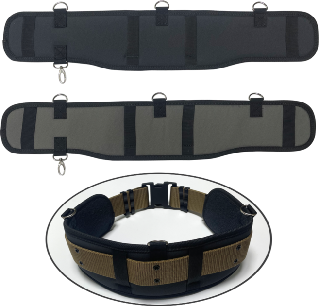 벨트 허리 받침 보호대 창고상점 공구벨트 툴벨트 다용도 작업벨트 보호대, 2. 벨트 허리 보호대 회색, 1개