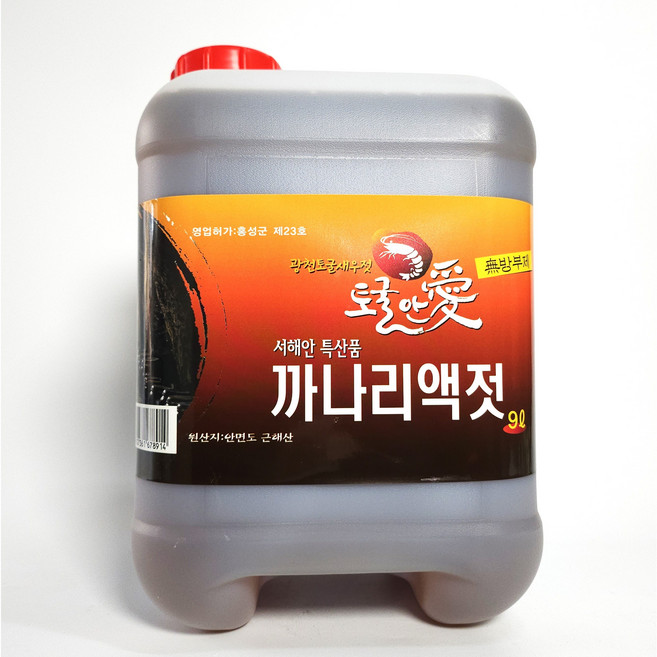 국산 광천 까나리액젓 [원산지:국산(충청남도 홍성군)], 3개, 9L