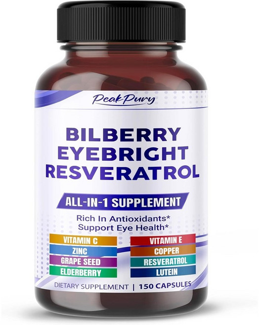 피크퓨리 올인원 빌베리 아스타잔틴 종합 영양제 150캡슐, 1개, 150정