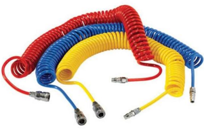 코리아뉴매틱 우레탄 코일 에어 호스 8x5x15M 커플링