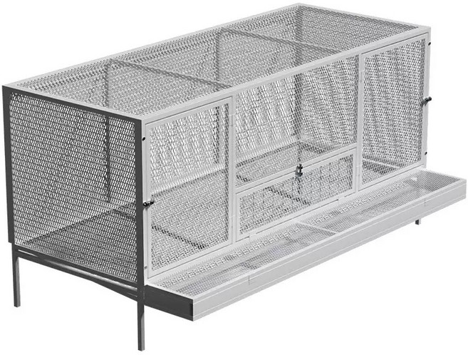 WIRQO 닭장 가정용 실외 트럼펫 대형 양계장 실내 베란다 암호화 양식장 닭 오리 거위 우리 설치류 방지장, 1개