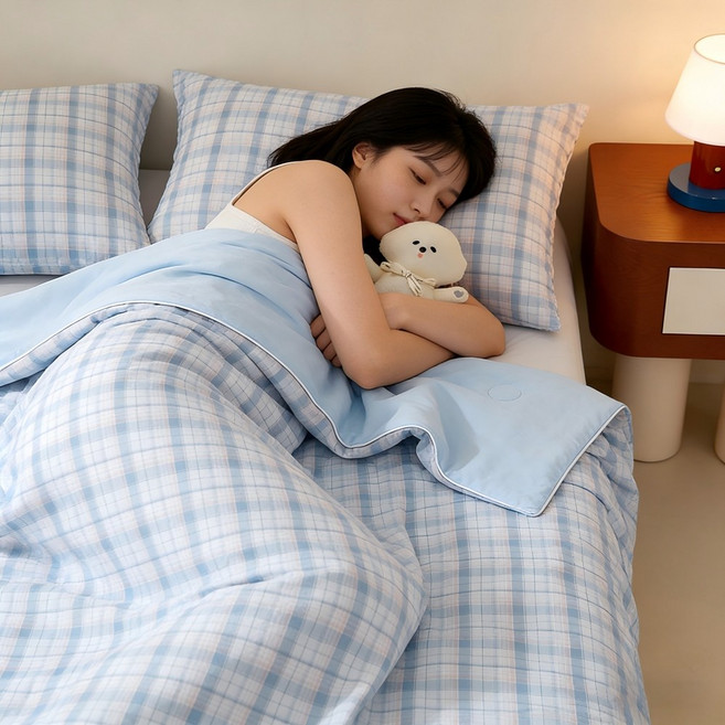 아리엘노 항균 아이스 실크 냉감이불 여름이불 차렵이불 쿨링이불