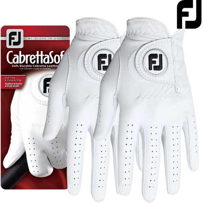 풋조이 2026 카브레타소프 양피장갑 2PACK 패키지, 1개, 화이트