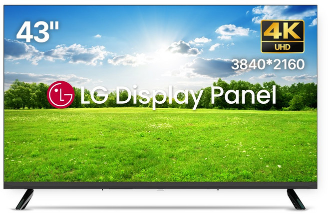 위드라이프 43인치 4K UHD TV 엘지정품패널 에너지1등급 고화질티비, 109cm/43인치, 43UHD, 스탠드형, 방문설치