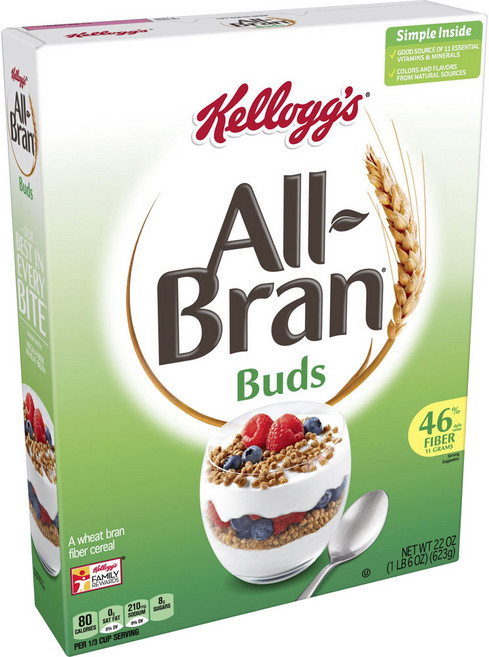 켈로그 올 브랜 시리얼 버드, 1개, 623g