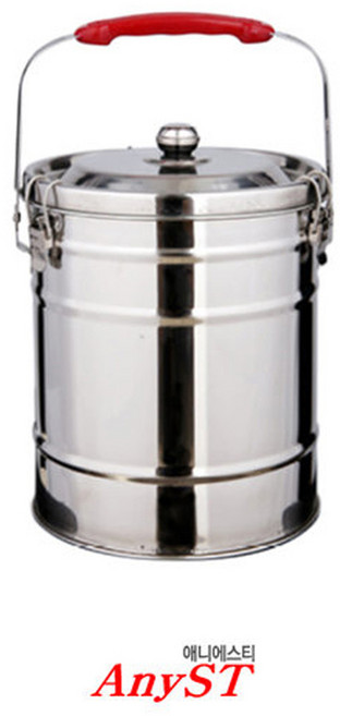 배달용 미니 이중국통 식당용 물통 보온/보냉 국물, 1개