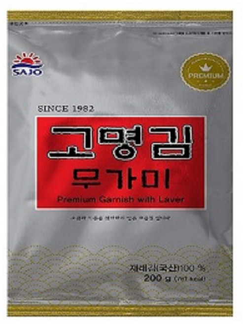[사조김 공식온라인몰] 사조김 고명김 200g 무가미 김가루, 1개
