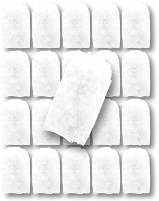 DUGNSTUDIO 일회용 정전기 먼지털이 호환 양면 리필 세트, 21개, 퓨어 화이트