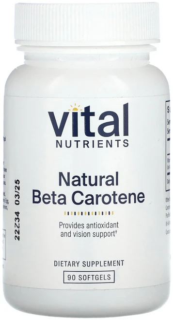 새해 첫좋은선물 Vital Nutrients 천연 베타카로틴 소프트젤 90정(소프트젤당 7500mcg RAE) 제대로 할인합니다, VitalNutrients천연베타카로틴소프트젤90정소프, 1개, 90정 - 쿠팡