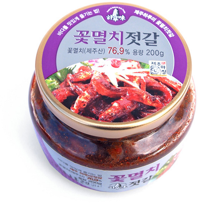 제주도 전통 꽃멸치젓갈(멜젓), 1개, 200g