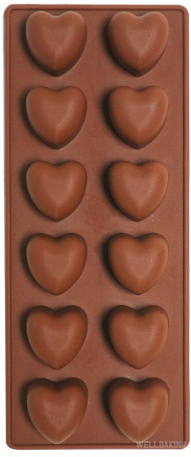 웰베이킹 미니하트 실리콘 몰드, 1개