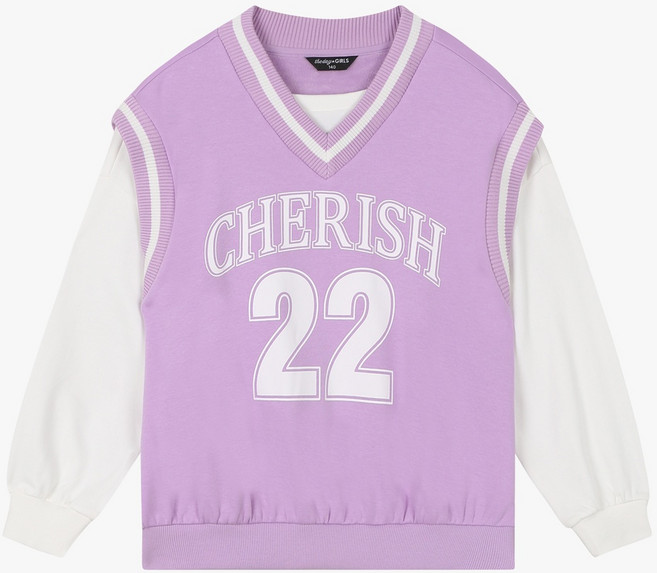 더데이걸 TGMA23T08 조끼레이어드스웻셔츠 동수원점