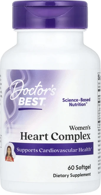 몸관리하세요 겨울입니다 Doctor's Best 여성 심장 복합체 소프트젤 60정 특별관리진행, DoctorsBest여성심장복합체소프트젤60정, 1개 - 쿠팡