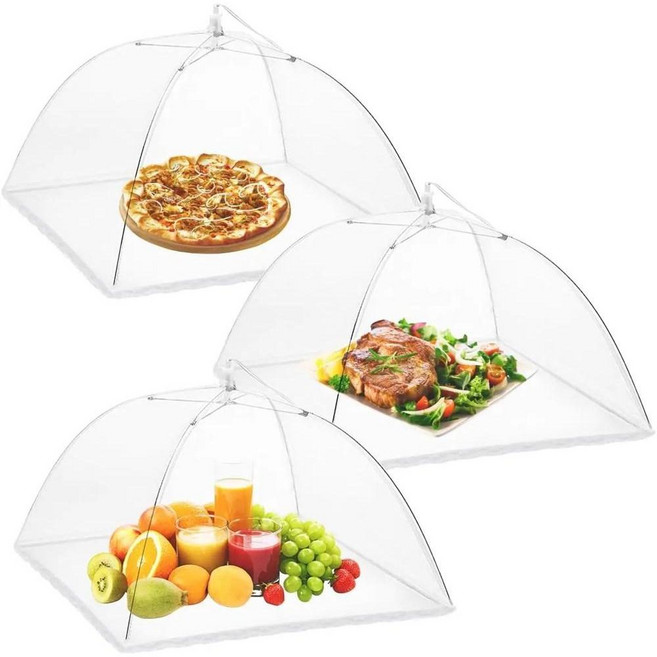 야외용 식품 커버 과일용 팝업 방충망 접이식 스크린 우산형 텐트, 1개