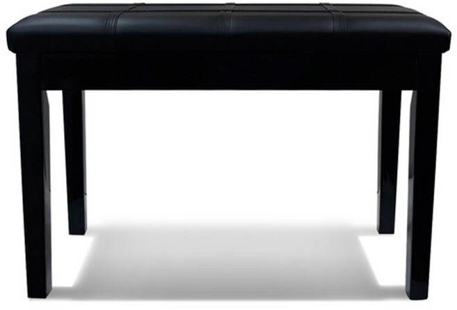 수납형 2인용 피아노의자 ( 블랙 / 브라운 ), 1개