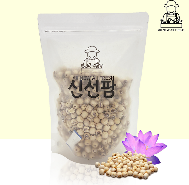 2025년 생산 최상급 베트남산 연자육 1kg, 1개